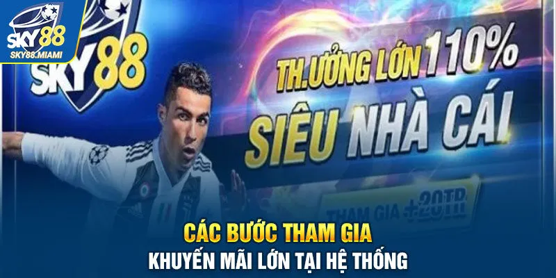 Các bước tham gia khuyến mãi lớn tại hệ thống